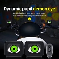 12-36V LED Devil Eye Light Dynamic Motorcycle Mirror Eye Light Waterproof for Motorbike Car Headligh