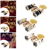 [P Prettyia] Multifunctional Mini Opera Glasses Alloy Theater Binoculars Clear Image Accessories for