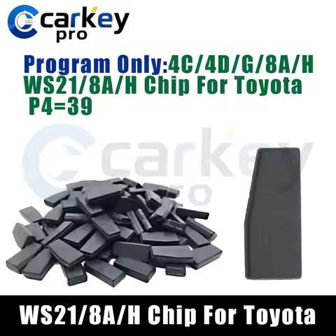 Carkeypro 4C/4D/G/8A/H WS21/8A/H Chip For Toyota