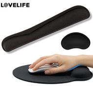 Wrist and mouse keyboard Wrist rest / Ergonomic gel mouse pad Wrist rest / Wristband protection Gaming keyboard tray / Computer compatible Laptop Notebook Desktop computer