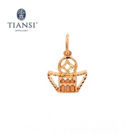 TIANSI 916(22K) Gold Chinese Ingots Money Abacus Pendant 元宝算盘吊坠 - 算盘加工 元宝 Loket Emas