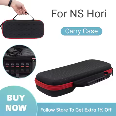 For Ns Hori Game & Accessory Storage Bags Portable Carry Case For Nintendo Switch Hori Split Pad Hig