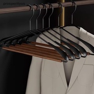 [Prs] Thiened Wide-shoulder Beech Iron Suit Hanger Seamless Non-slip Paint Metal Hanger Home Hotel D