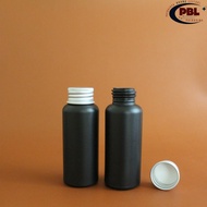 60ml HDPE BLACK SCREW BOTTLE 60ml BOTTLE/ 60ml PLASTIC BOTTLE ALUMINUM NECK SCREW CAP/ 24