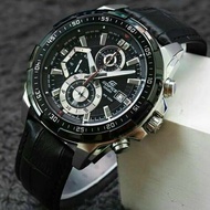 CASIO_Edifice_Watch_EFR-539D-1AV Leather Black