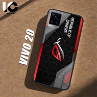 HP Casing VIVO V20 Softcase VIVO V2025 V2024 Glossy Case Shiny Glass Casing Protective Mobile Phone 