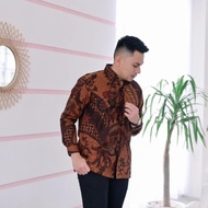 PTR Bagus Batik Pria Panjang Furing Katun Baturaden Motif Tulis Merak