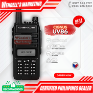 CIGNUS UV86 5watts DualBand Two way Radio with FM