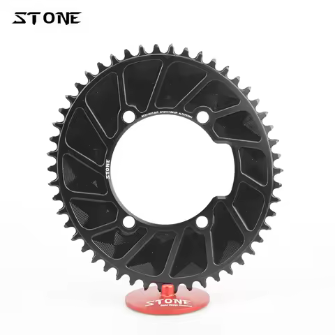 Stone Road Bike Single Oval Chainring BCD 110mm Chain Ring 4 Arms for 105 FC 5800 FC-6800 Ultegra 47