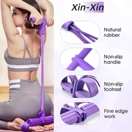 XINXIN 4/6 Tube Resistance Band Set with Non Slip Foot Pedal and Pull Rope for Home Workout  Shaping