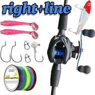 COD เบ็ดตกปลาครบชุด เบ็ดตกปลา 7.2:1 17+1BB รอกหยดน้ำ เบ็ดตกปลารอกหยดน้ำ ชุดเบ็ดตกปลา รอกหยดน้ำพร้อมค