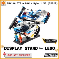 Display Stand for Lego Speed Champions BMW M4 GT3 & BMW M Hybrid V8 (76922)