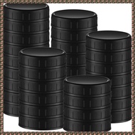 30 Pcs Multipurpose Jar Plastic Lids (70mm) with Rubber Seal - Perfect for Regular Mouth Canning Jar