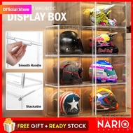 NARIO MALAYSIA Magnetic Transparent Acrylic Display Box Handbag Storage Organizer Box Toys Shoes Boo