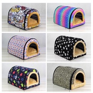 ♤◐₪Dog House Cat House Dog House Dog House Villa Pet Products Four Seasons Waterproof Winter House Warm Removable and Wa