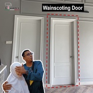 Wainscoting Door Siap Potong/ Pintu / Bukan Kayu PU (HARD) (BUKAN FOAM)/ DIY Wainscoating / Senang Pasang/ Frame