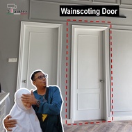 Wainscoting Door Siap Potong/ Pintu / Bukan Kayu PU (HARD) (BUKAN FOAM)/ DIY Wainscoating / Senang P