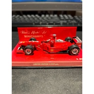 Mini Cut 1/43 F1 Ferrari F300 Irving 1998 Seasonal Wing Version Marlboro Smoke Label Water Sticker [
