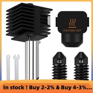 0.4mm Hotend for Bambu-Lab A1/A1 Mini, Extruder Print-Head Replacement with Extra 0.2mm 0.6mm Harden