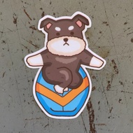 雪納瑞衝浪小防水貼紙 SS0110