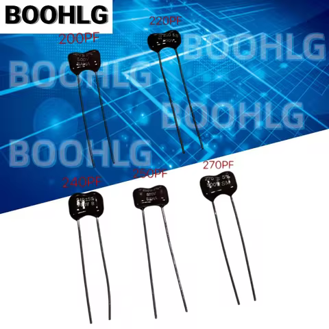 2PCS Fever Silver Mica Capacitor 200PF 220PF 240PF 250PF 270PF 500V High Precision