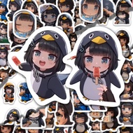 102PCS Arknights Endfield Gugu Gaga Penguin Sticker Notebook Laptop Suitcase Waterproof Decal Kid St