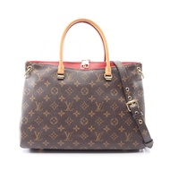 【二手】路易威登LOUIS VUITTON Pallas 2WAY 手提包 M41175 櫻桃紅 PVC 塗層帆布皮革 Pallas 女士二手 A