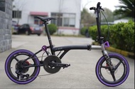 靚價 ( $2280 買車直接升級 ) THE RPANTAHI 潘塔尼 碳纖維曲柄 鈦軸心 Java Neo 折叠車 碳牙盤陶瓷中軸改裝