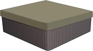 PATIKIL 78.7x78.7x11.8 Square Hot Tub Cover, 210D Oxford Waterproof Dustproof SPA Cover Protector Pa