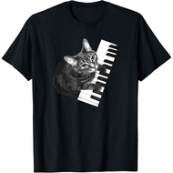 Piano Cat Tee Shirt Tee Shirts T-Shirt