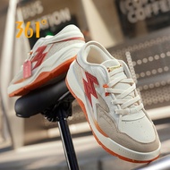 361 Degrees รองเท้ากีฬาผู้ชายสีแดงลำลองหนัง Sneskers 672516607