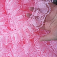 1.45 Yuan Mi diy Single Layer Lace Pleated All-Match Multicolor Costume Doll Skirt Lolita Lace Acces