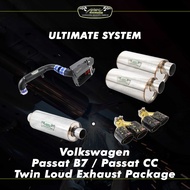 Volkswagen Passat B7 / Passat CC Twin Loud Exhaust Package