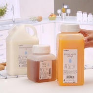 日本進口牛奶蜂蜜瓶冰箱果汁飲料保鮮罐冷水壺液體儲存容器密封