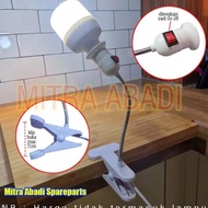 E27 Clamp Holder Fitting E27 Lamp Holder Flexible Cable + Switch