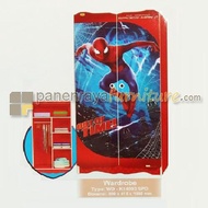 LEMARI PAKAIAN ANAK SPIDERMAN KEA PANEL WD-K1 4003 SPD