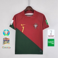 Portugal home jersey 22/23 Fans version jersey S-5XL 【Can add your name &amp; number】