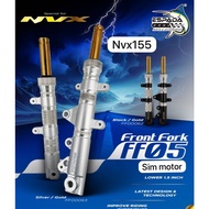 Fork Lay CNC Espada Lower 1.5 Gold Tube Y15 Y16 LC135 4S 4Speed RSX RS150 NVX155 Fork CNC FORK LAY F