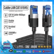 Ugreen Cat8 RJ45 STP 40Gbps Long Variable LAN Cable | ROUND CABLE - High Quality Premium 