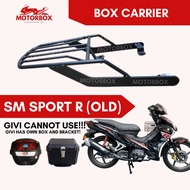 SM SPORT 110R REAR BOX MONORACK BOX CARRIER KAKI HEAVY DUTY PVC KOTAK BESI BELAKANG SMSPORT OLD SM11
