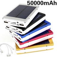 Solar Power Bank 50000mAh Portable Powerbank External Best Mobile Phone Battery Pack Charger LED Ind