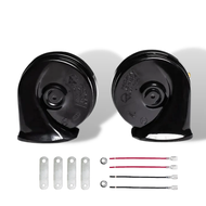 2ชิ้นรถบรรทุกดังมากกันน้ำอเนกประสงค์12โวลต์130DB แตรรถจักรยานยนต์สองสี