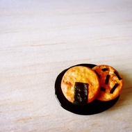 海苔仙貝耳環組(2個一組) (可改耳夾式) ((滿600隨機送神秘小禮物))