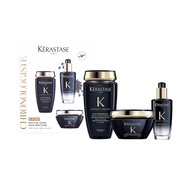 【K’ERASTASE 卡詩】黑鑽極萃逆時奢華組 (髮膜200ml+香氛露100ml+髮浴250ml) 國際航空版