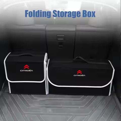 Car Trunk Storage Box Organizer Foldable Stowing Tidying Container Bag For Citroen C1 C3 C4 C5 C6 2C
