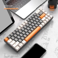 K68 65% Wireless Mechanical Keyboard 68-Key Bluetooth 2.4G Hot Swap
