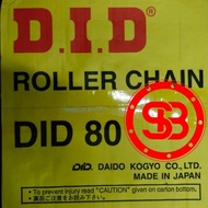 Roller Chain RS 80-1 DID JEPANG Rantai Sprocket SINGLE DAIDO JAPAN ORI