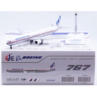 LH2496A Alloy Collectible Plane Gift JC Wings 1:200 Boeing Company "House Color" B767-400ER [Polishe