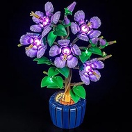 LED Light Set Compatible with Lego Hibiscus Botanical Collection 10372 Building Blocks Model - Model