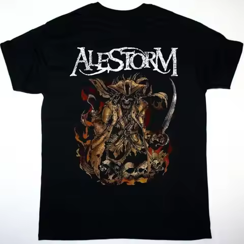 Alestorm We Are Here To Drink Your Beer Cotton Black For Men T Shirt
